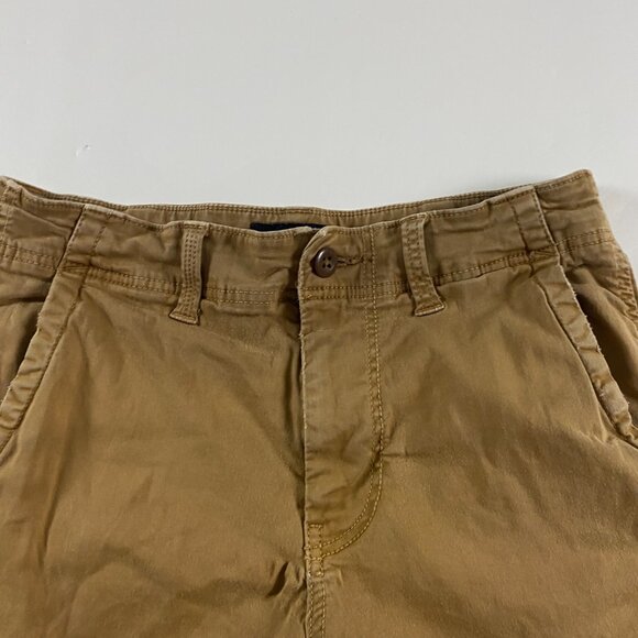 American Eagle Outfitters Extreme Flex Longer Length Cargo Shorts Men's 31 Khaki - Picture 2 of 13